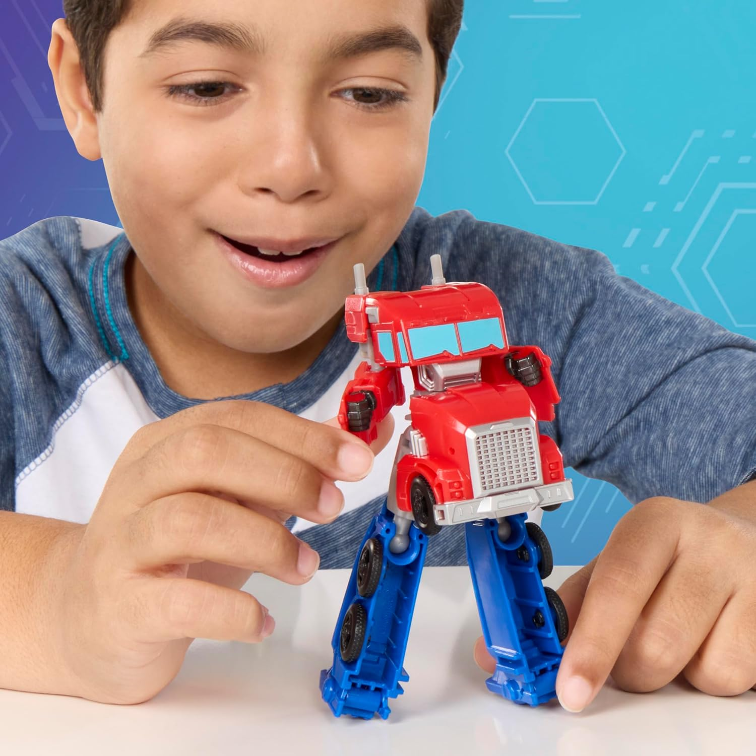 Transformers EarthSpark Optimus Prime Battle Trailer 2-in-1 Playset New Toy