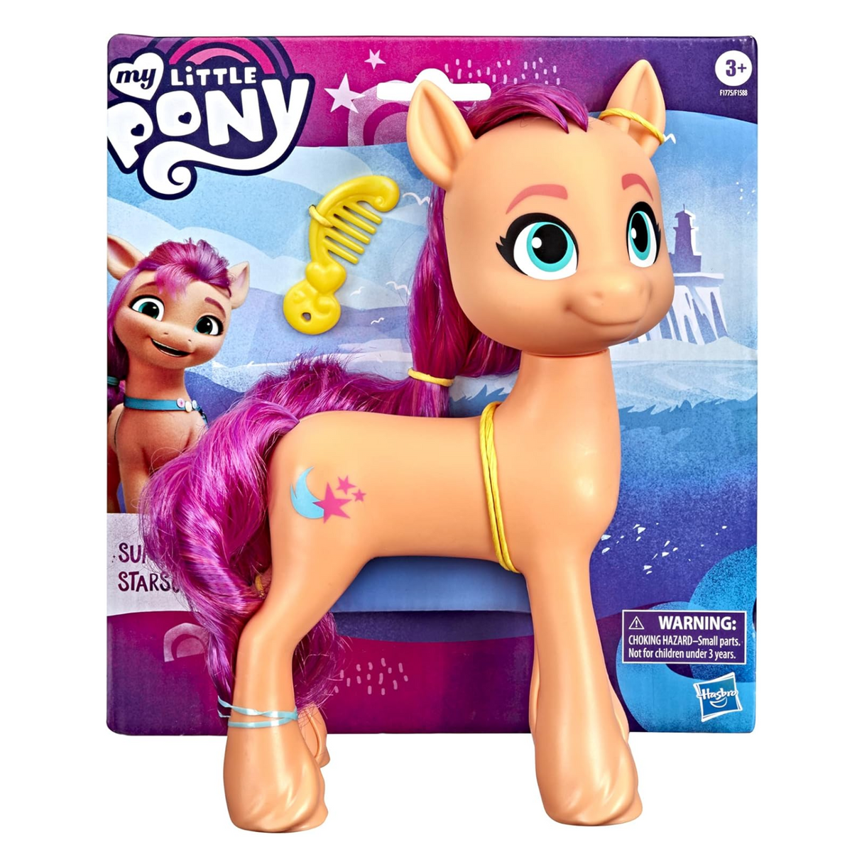 My Little Pony Mega Movie Friends Sunny Starscout New Toy with Comb