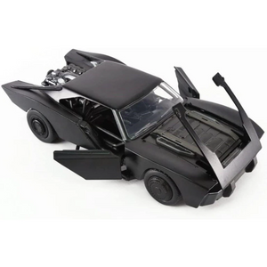 Batmobile with Batman Metal Figure Toy 1:24 Scale Hollywood Ride Race Car Play