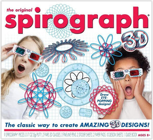 Original Spirograph  Classic Way to Make Amazing 3D Designs Ages 8+ New Toy