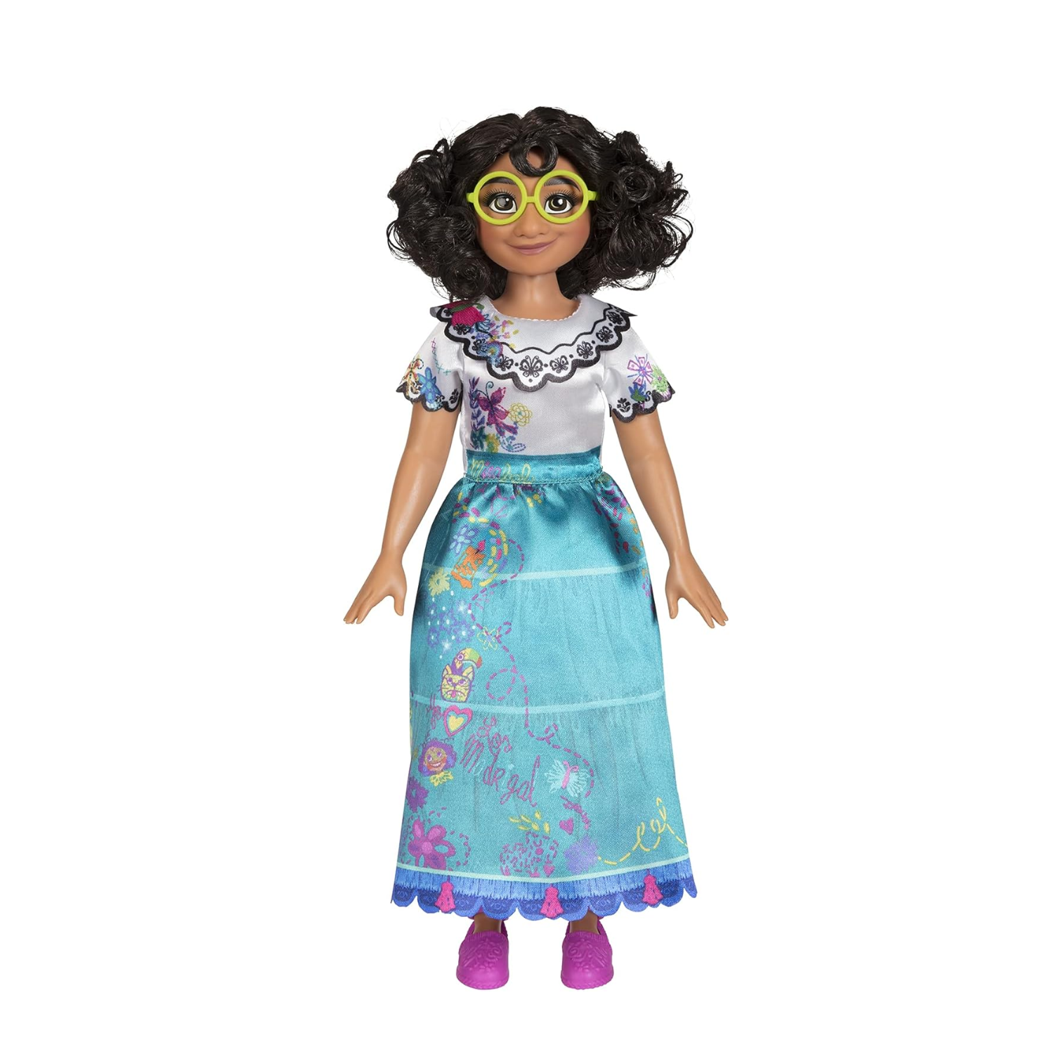 Disney Encanto Mirabel 11" Fashion Doll with Dress Glasses Shoes Kids Toy Ages 3