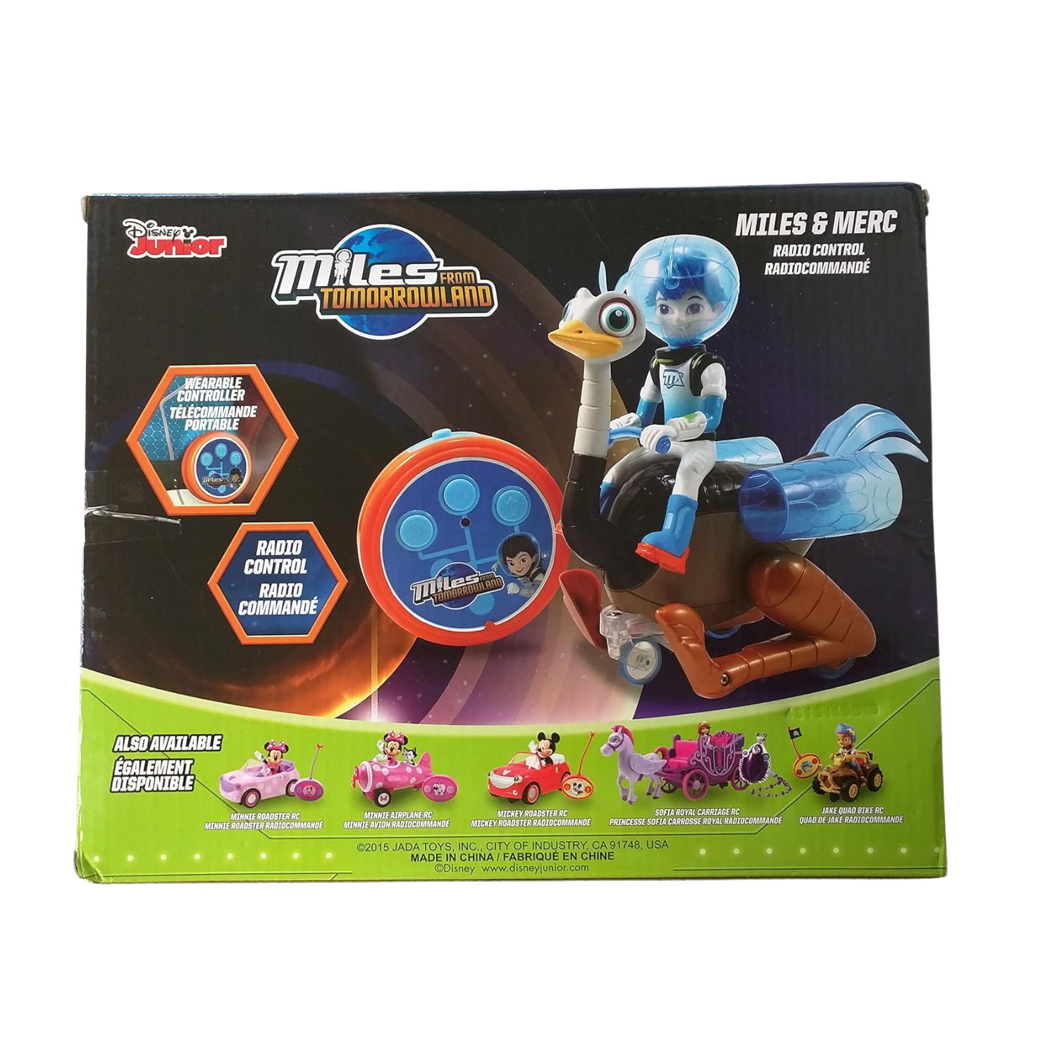 Jada Toys Miles & Merc Remote Control Vehicle with Wearable Controller for Kids