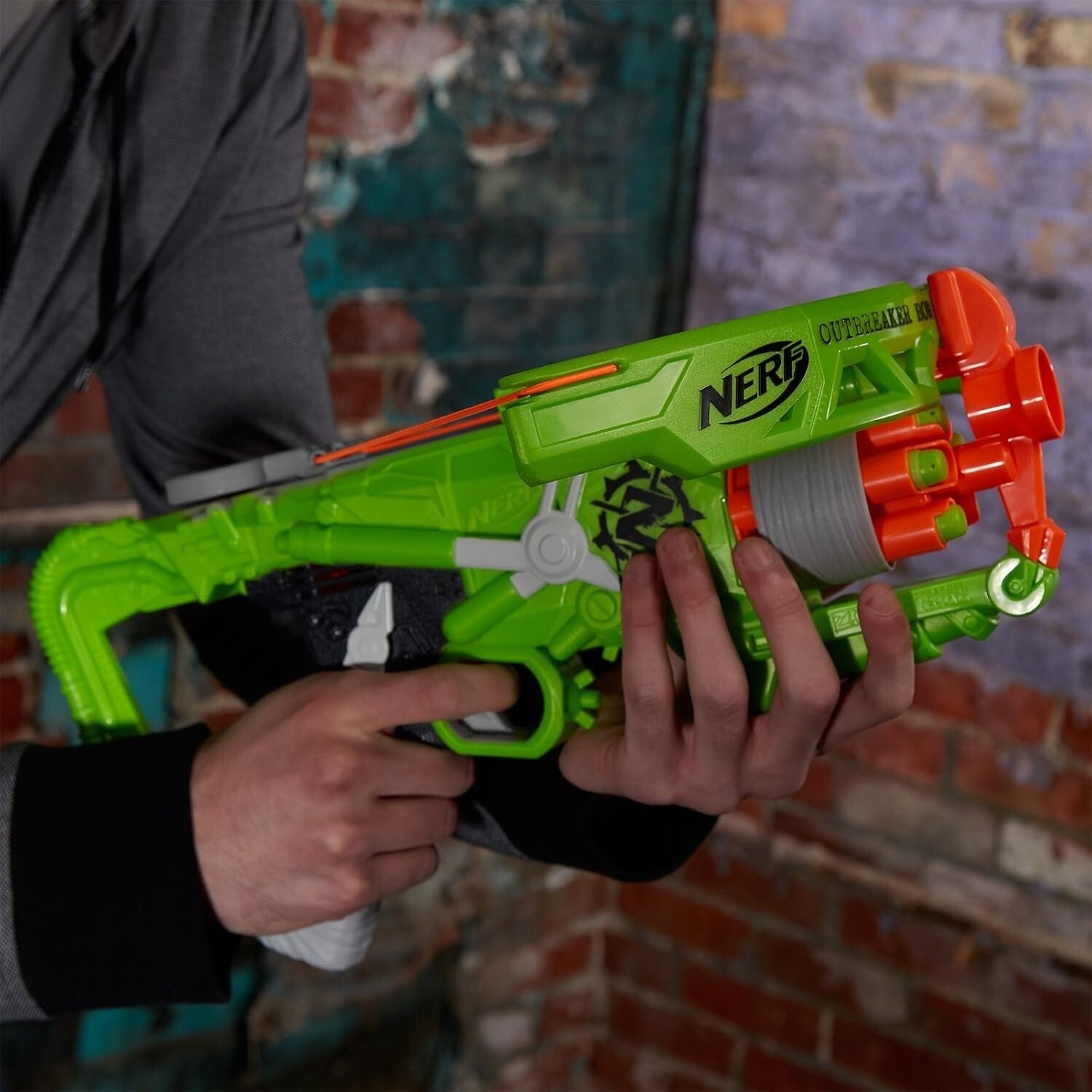 Nerf Zombie Strike Outbreaker Bow 8+ Toy Gun Blaster Boys Girls Play Crossbow