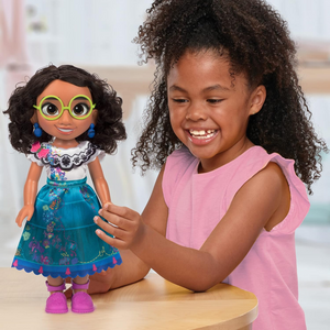 Disney Encanto Mirabel 14-Inch Fashion Doll Curly Hair Dress Glasses 3+ Play