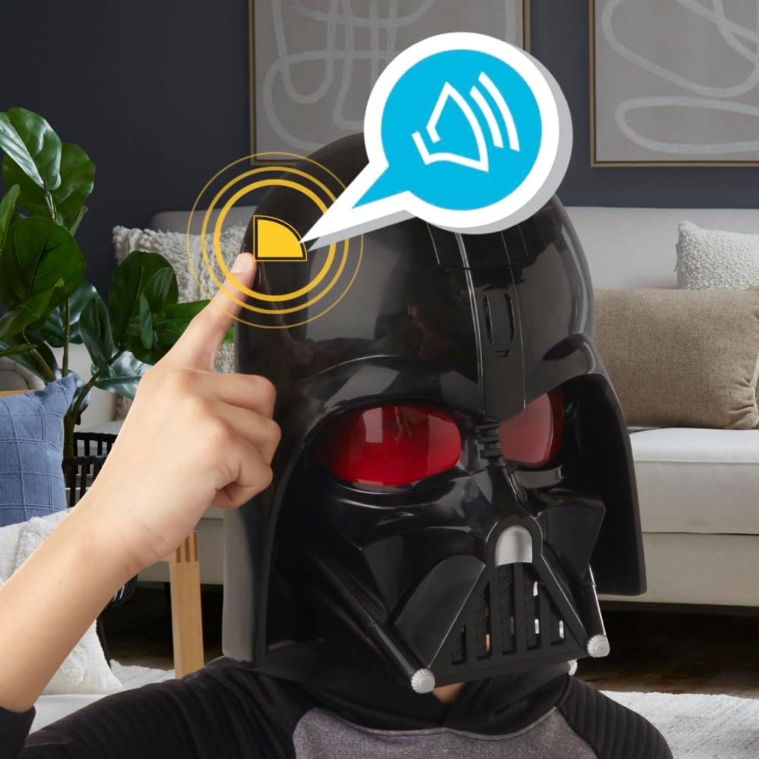 Star Wars Darth Vader Electronic Mask Sound Effects Phrases Role Play 5+