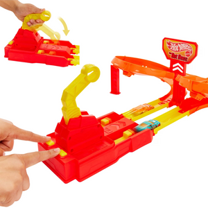 Hot Wheels The Hot Ones Crash Speedway Frenzy Track Set New Toy