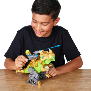 Treasure X Dino Gold Battle Rex Dissection Adventure Toy Set Hunter and Ooze