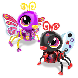Build A Bot Butterfly and Ladybug Twin Pack Motorised Bug DIY Robotics Toy