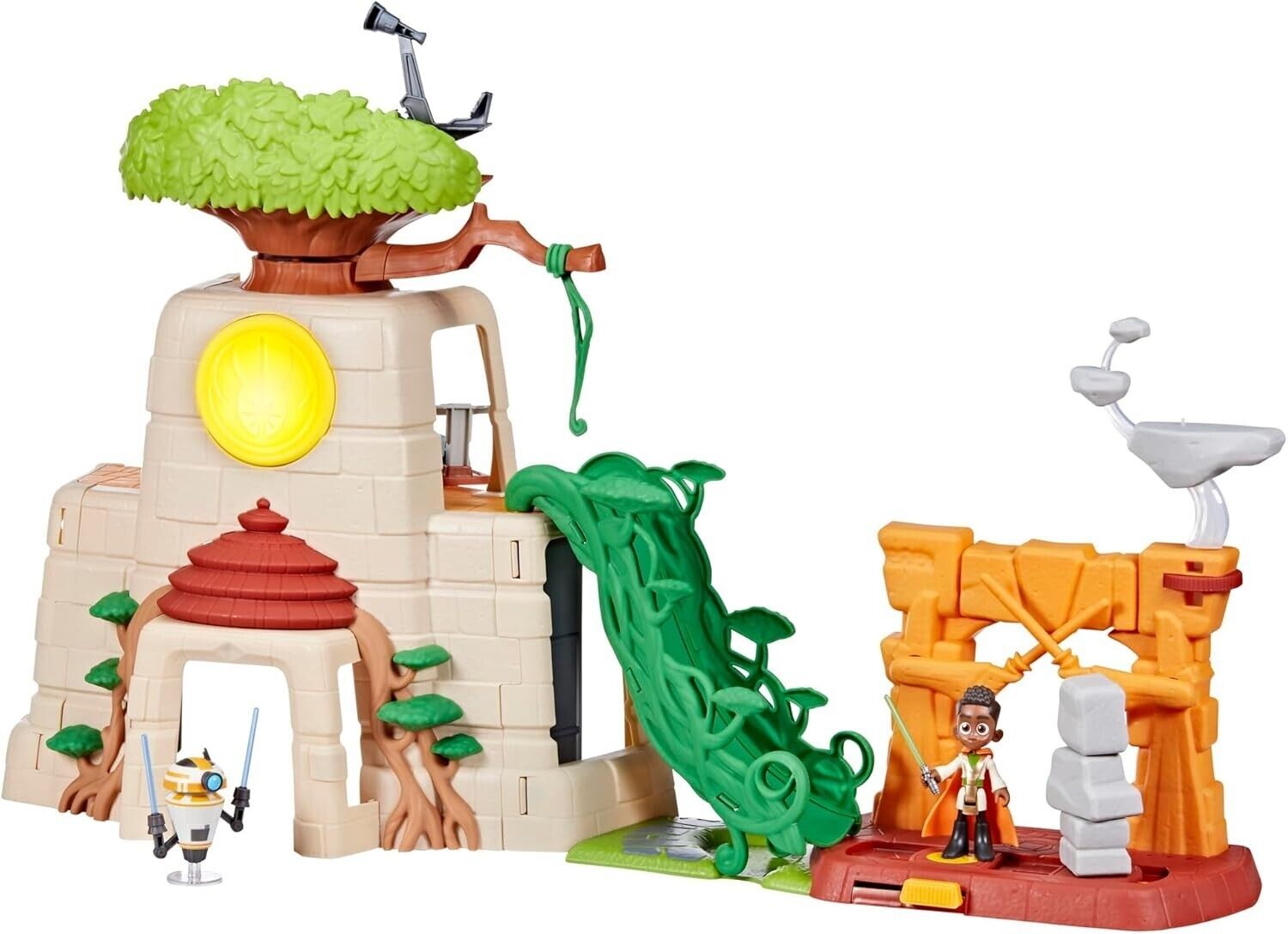 Star Wars Tenoo Jedi Temple 20-Inch-Tall Star Wars Playset with Lights & Sounds