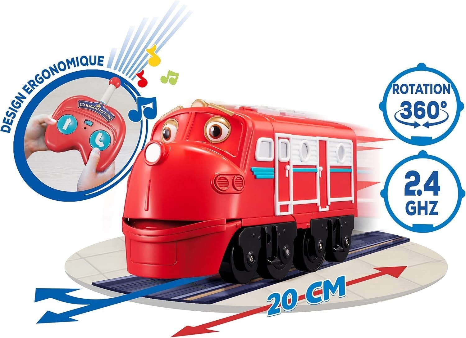 Chuggington Radio Control Train New Toy with Sounds and Talking Wilson Engine RC