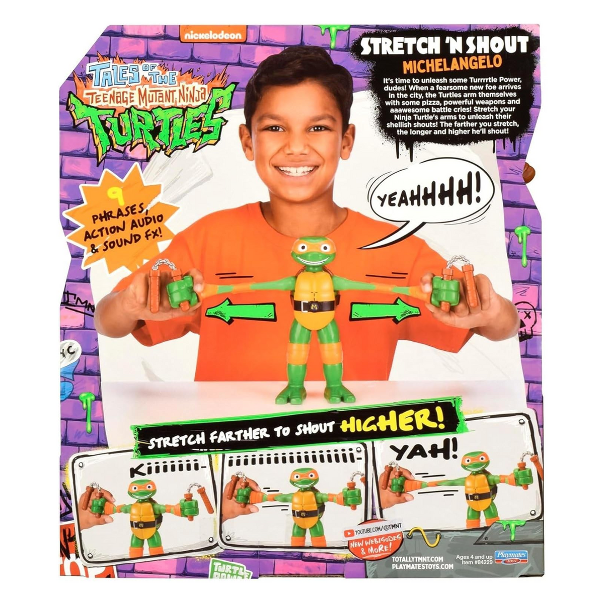 Tales of Teenage Mutant Ninja Turtles Mutations Stretch n Shout Michelangelo New