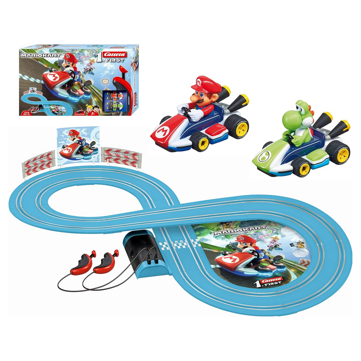 Carrera First Nintendo Mario Kart Slot Car Race Track New Toy