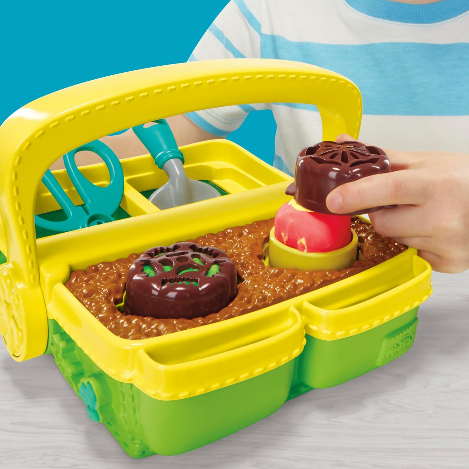Play-Doh Blooming Flower Garden Toy Playset Nature Pretend Play New Toy