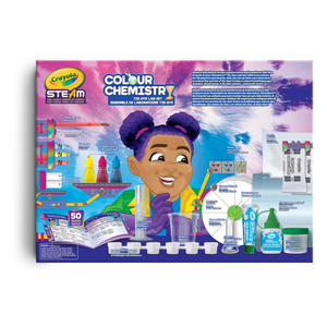 Crayola Tie Dye Colour Chemistry Lab Set STEM Learning Experiments Kids Ages 7+