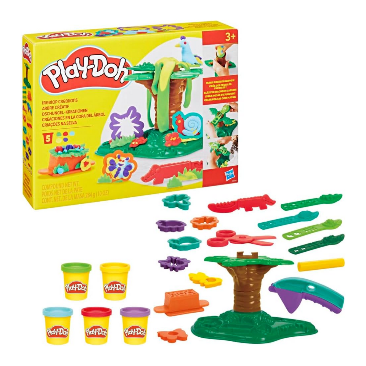 Play-Doh Treetop Creations Playset With Accessories Build New Toy