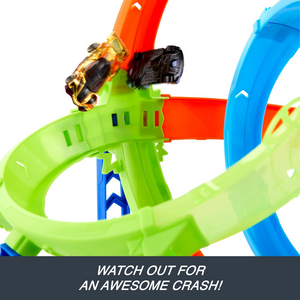 Hot Wheels Toy Car Track Set Stunt Tracks Rapid Cyclone Playset New Toy