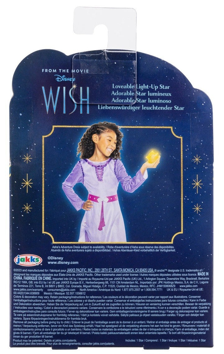 Disney Wish - Wishing Star with Light and Sound Soft Squishy Body Sparkle