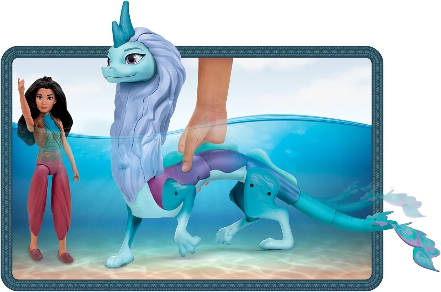 Disney Princess Rai Waterplay Sisu and Raya and Last Dragon Color Splash Play