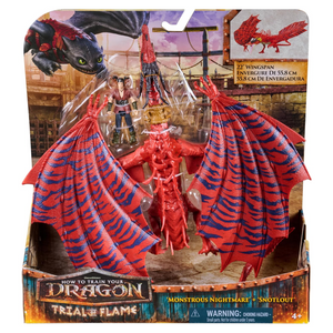 How to Train Your Dragon Monstrous Nightmare and Snotlout Viking New Toy