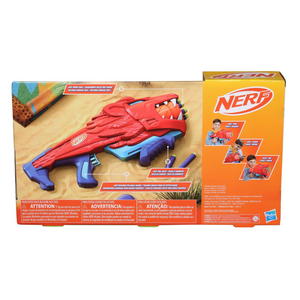 NERF Wild Lionfury Easy Play Dart Blaster Toy Gun Lightweight Kids 6+ Outdoor