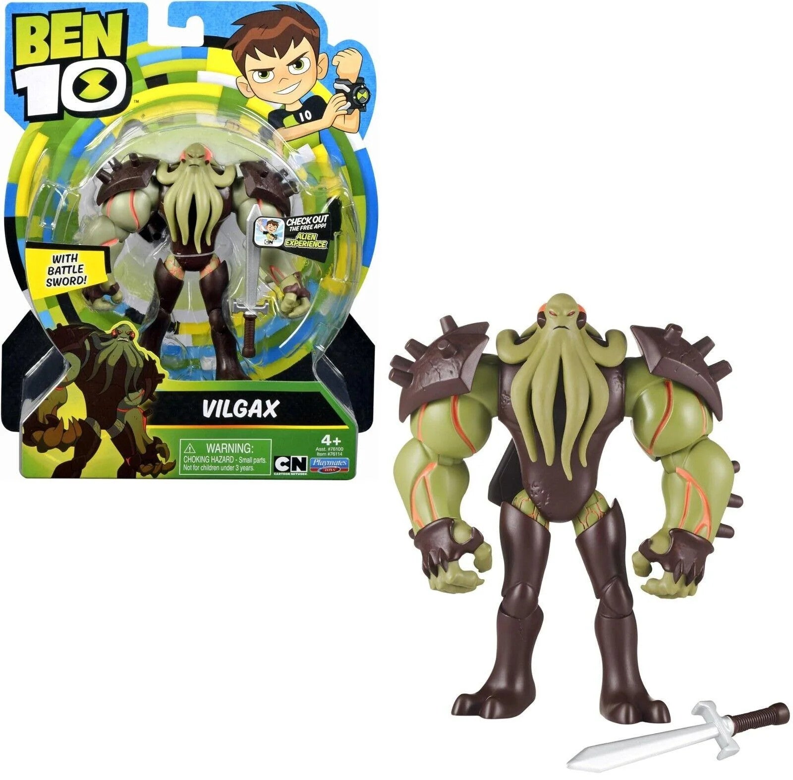 Ben 10 Vilgax Cartoon Network Play Gift Ages 4+ New Toy