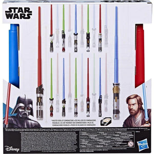 Star Wars Lightsaber Forge Darth Vader Vs. Obi Wan Kenobi Bladebuilder New Toy