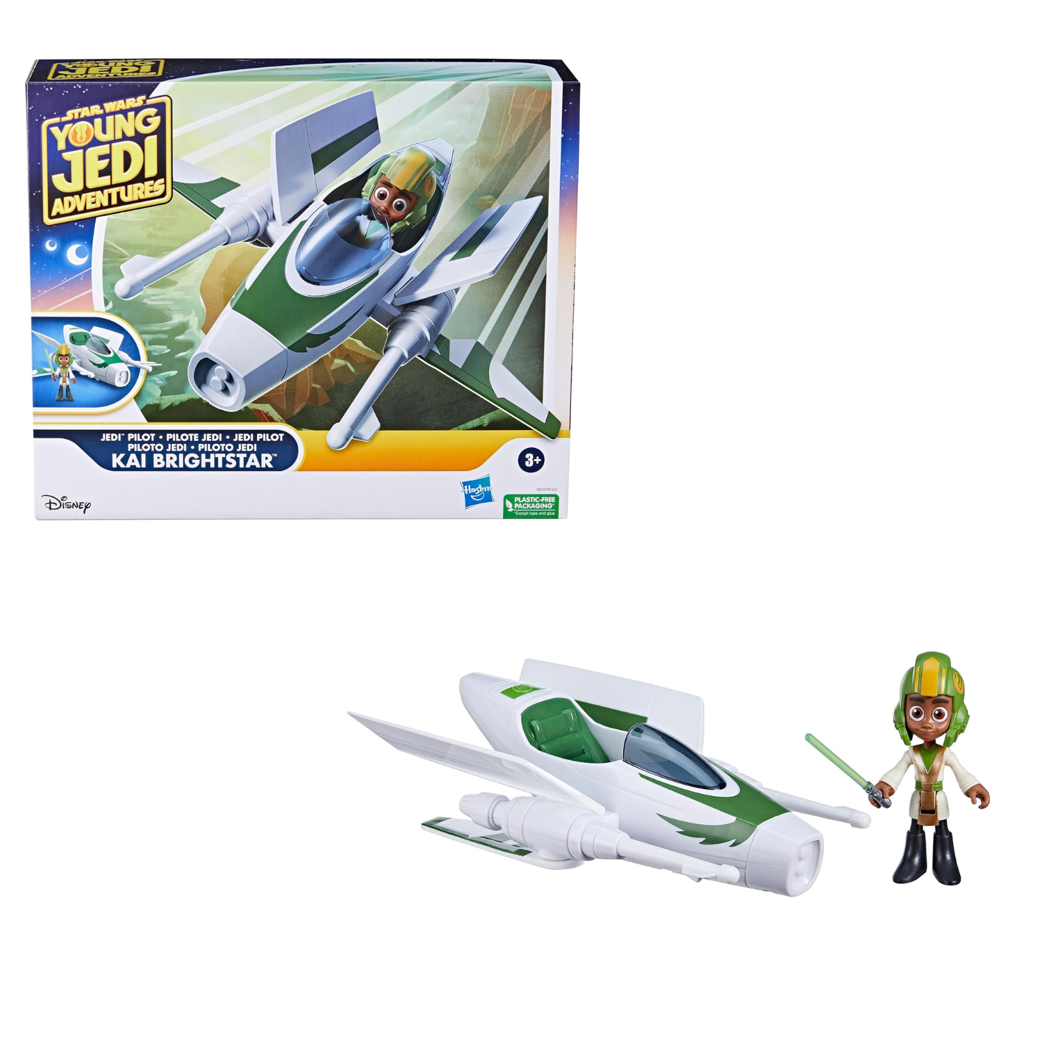 Star Wars Kai Brightstar Jedi Pilot Feature Vehicle with Figure & Ship Toy Ages