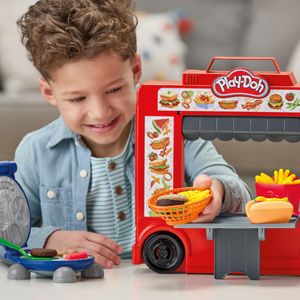 Play-Doh Burger Truck Playset Ages 3+ New Toy Grill French Fry