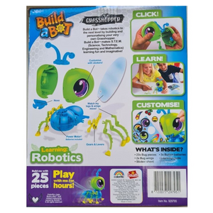 Build a Bot Build Your Own Interactive Pet Grasshopper New Toy