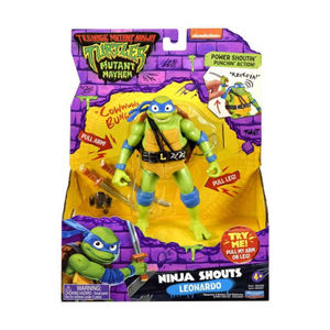 TMNT Ninja Turtles Mutation Mayhem Ninja Shouts Leonardo 14 CM Action Figure New