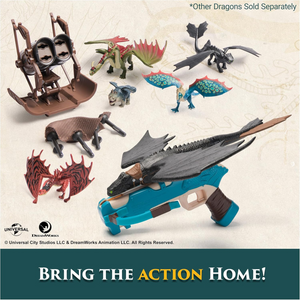 How to Train Your Dragon 5-Pack Dragon Catcher With Hiccup Mangler Net Launcher