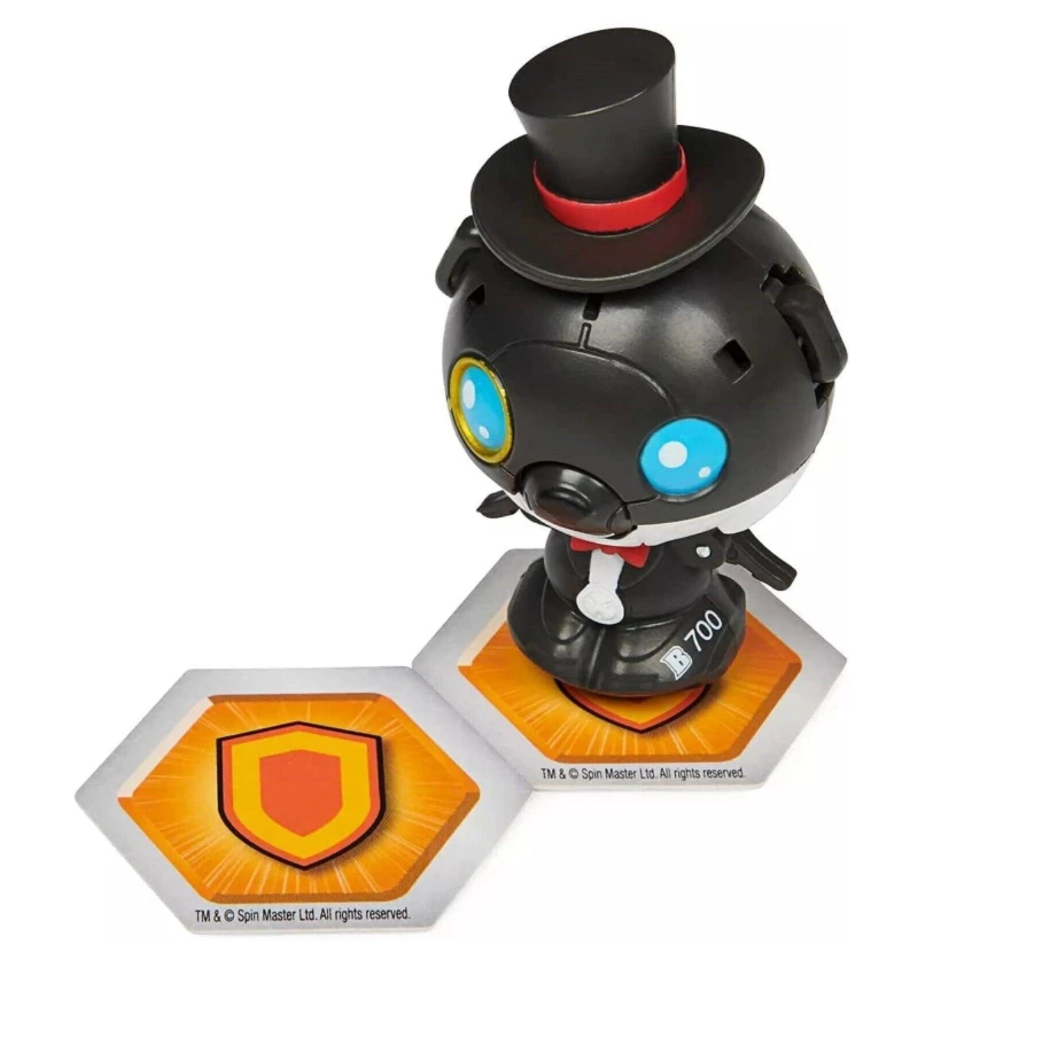 Bakugan Cubbo Tuxedo 2" Core Figure 2021 Darkus Toy with BakuCores & Card
