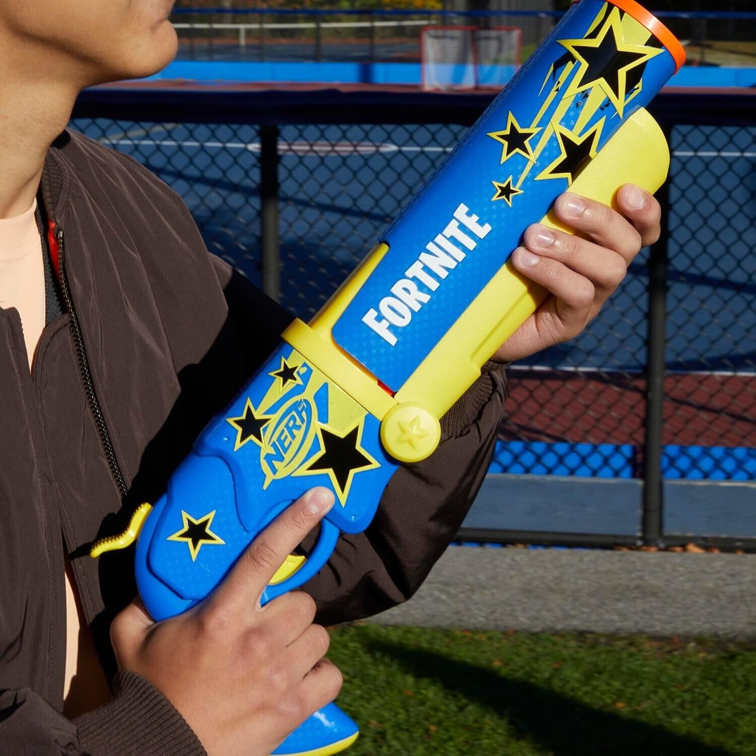 Nerf Fortnite Half Tone Hero Blaster Bonus Code to Unlock Half Tone Hero Wrap