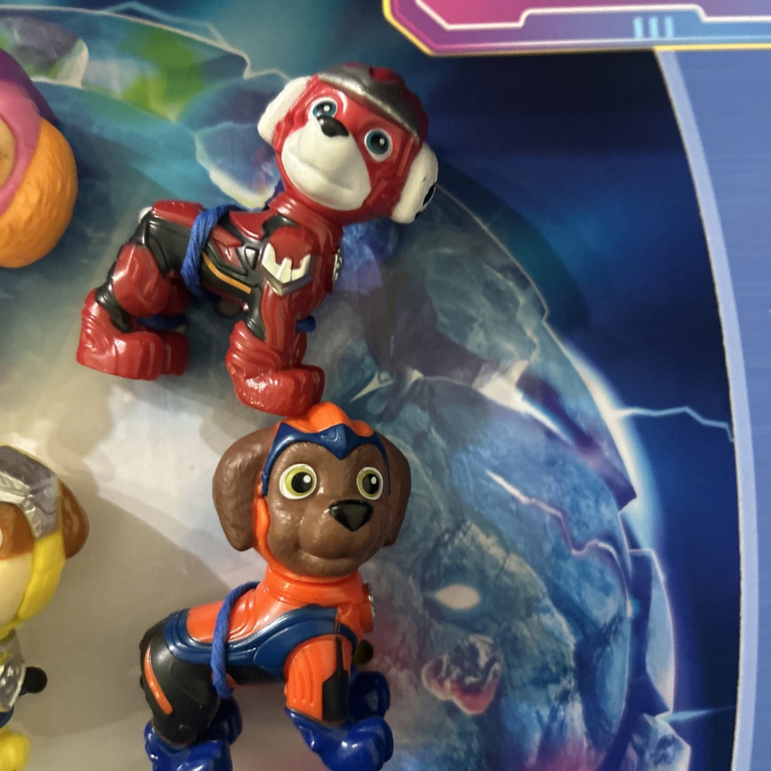 Paw Patrol The Mighty Movie Figure Gift Pack 6 Collectible Pups Toy Set Ages 3+