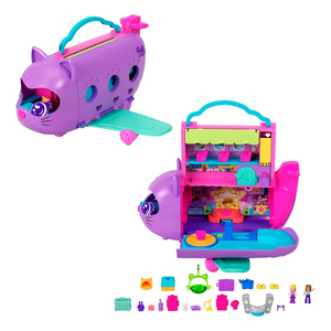 ​Polly Pocket Kitty Airways Airplane Playset New Toy Plane Gift