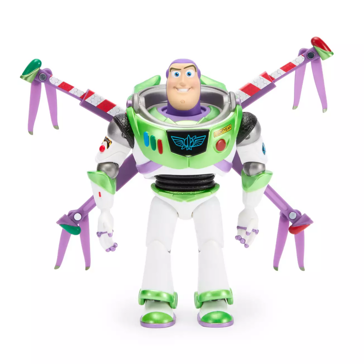 Toy Story 5 Buzz Lightyear Transforming Action Figure With Pop-up Jetpack Wings