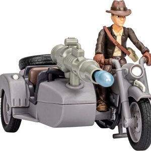Indiana Jones Worlds Adventure Indiana Jones Motorcycle Sidecar Action Figure 4+