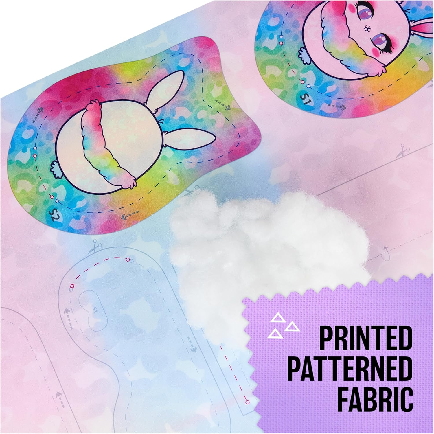 Cool Maker Stitch ‘N Style Refill Sewing Kit Fabric & Transfer Prints Ages 8+