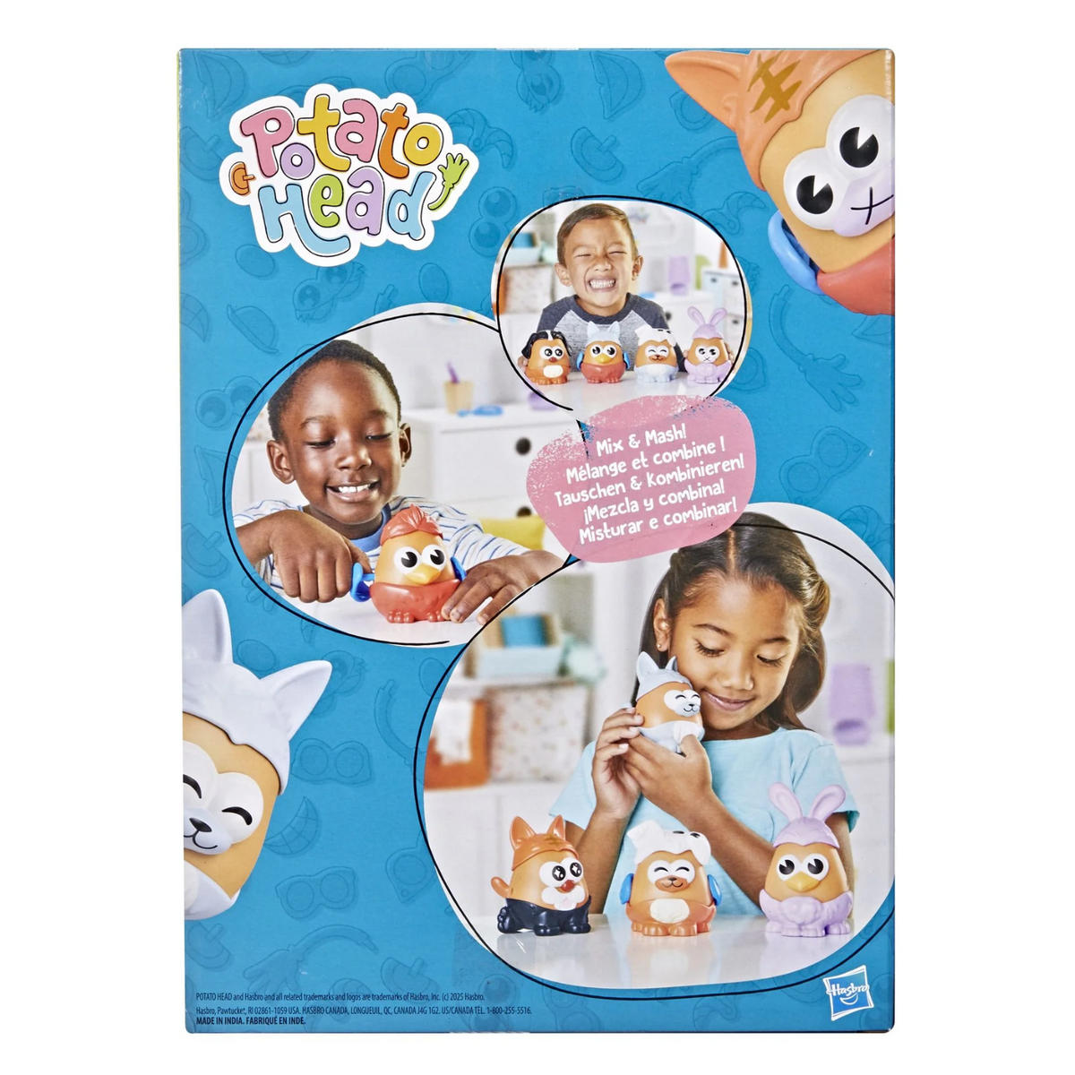 Potato Head Tots Pet-Tato Cat Dog Bird Bunny New Toy
