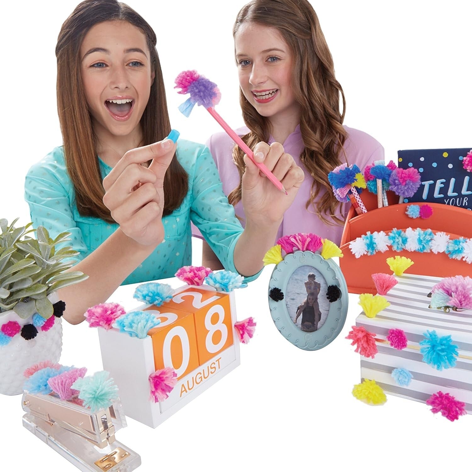 Pom Pom Wow Ultimate Variety Pack 120 Pom 135 Dots Kids Craft Kit Play