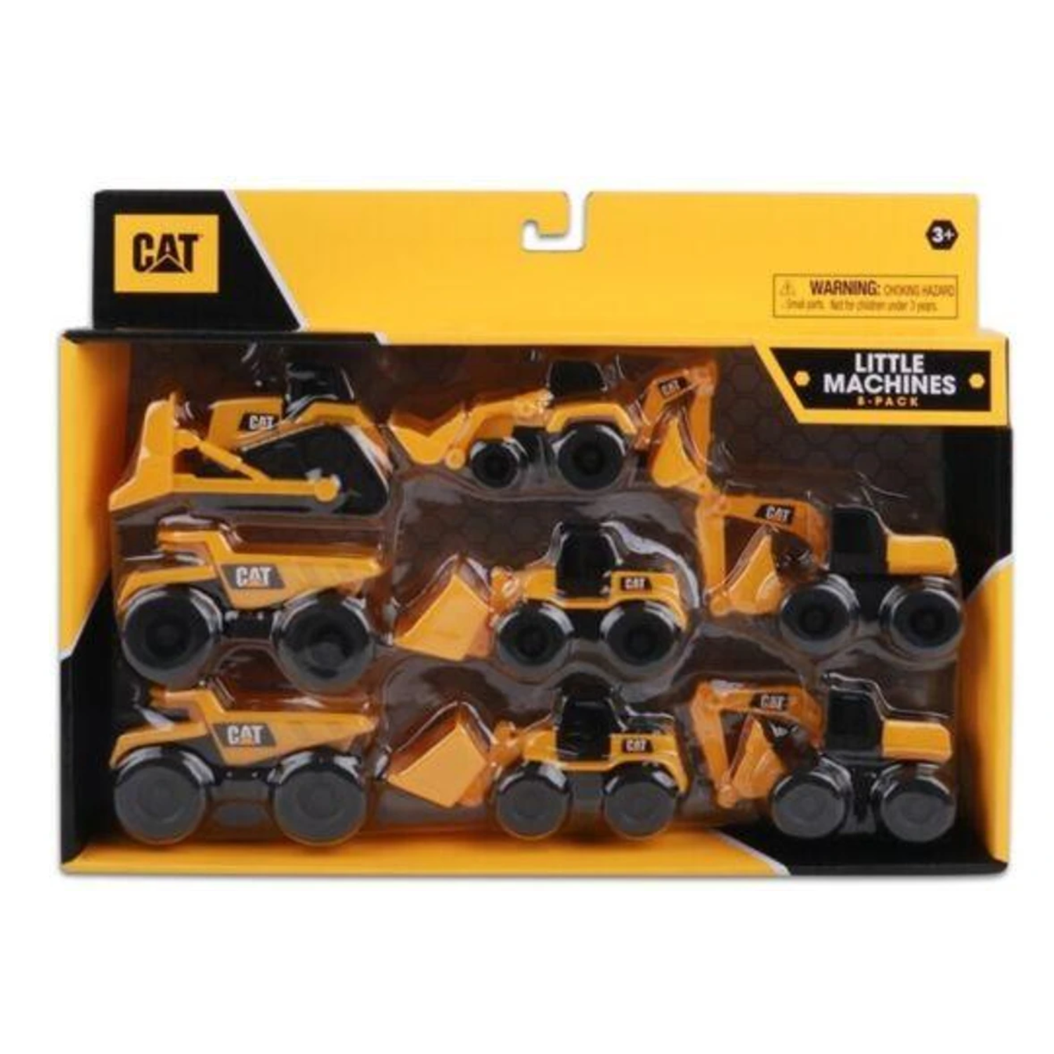CAT Bulldozer Little Mini Machines 8 Pack Caterpillar Loader Dump Truck Toy Car