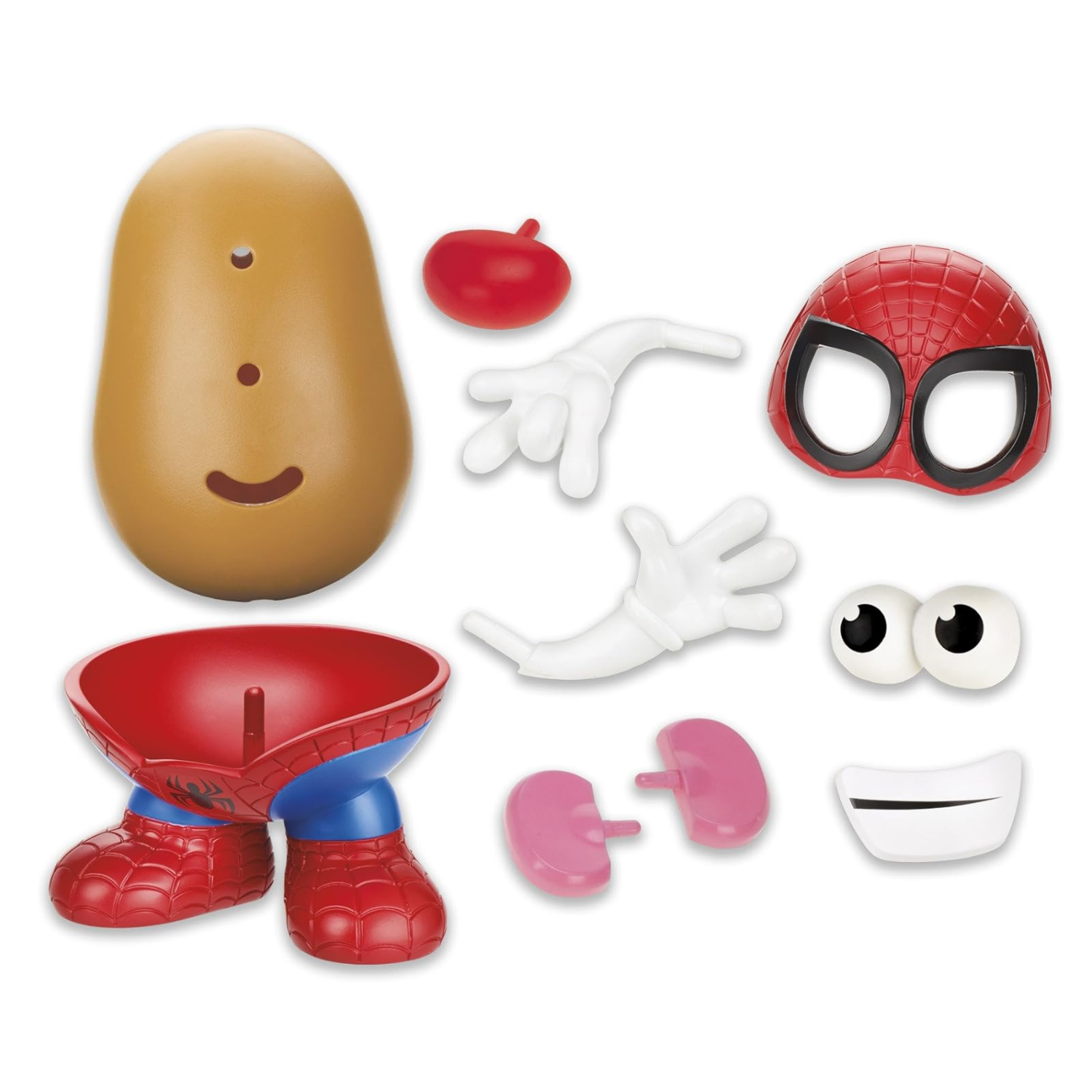 Mr Potato Head Classic Spider Man Figure Mix Mash Accessories Role Play Toy Fun