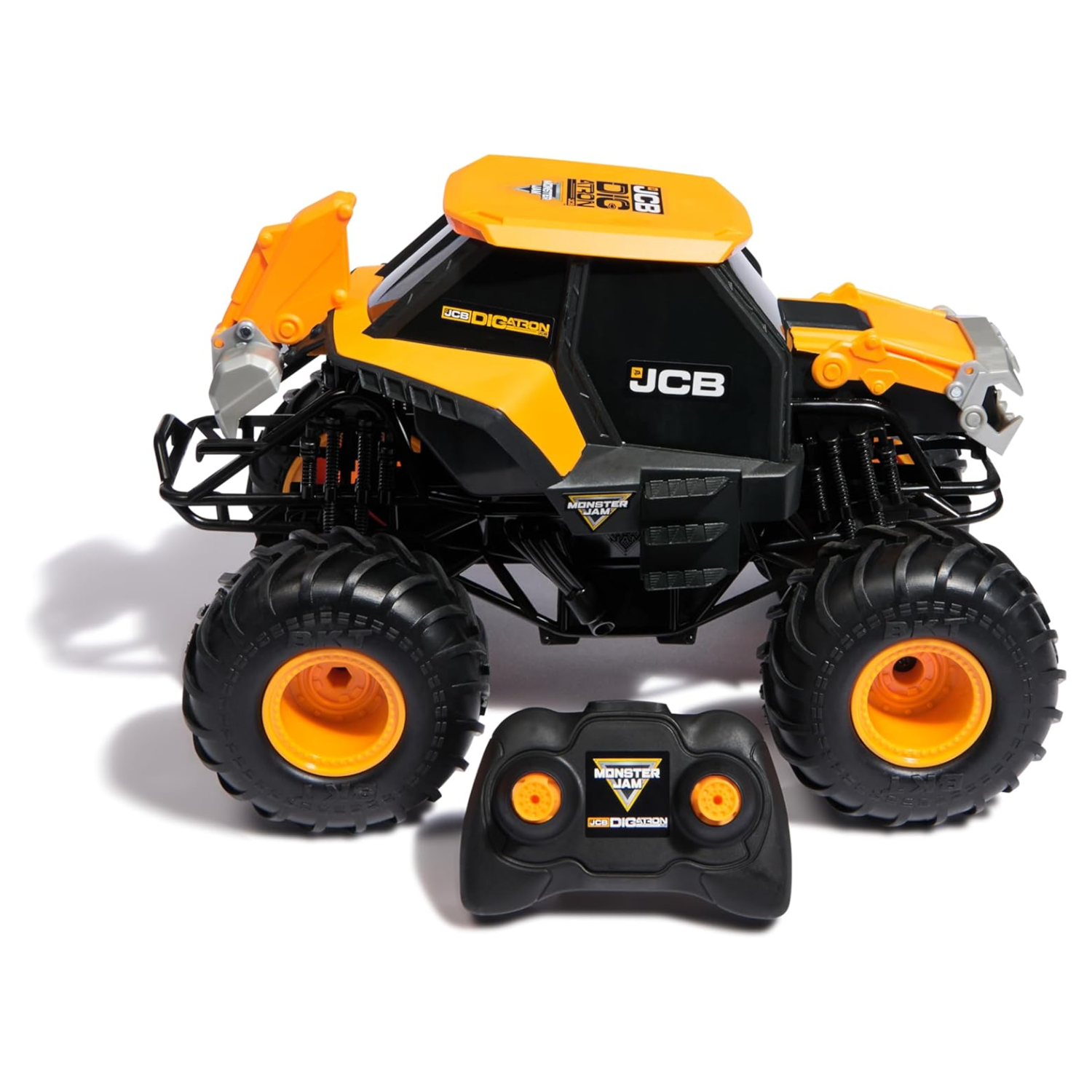 Monster Jam RC JCB Digatron Remote Control Indoor and Outdoor Truck New Toy