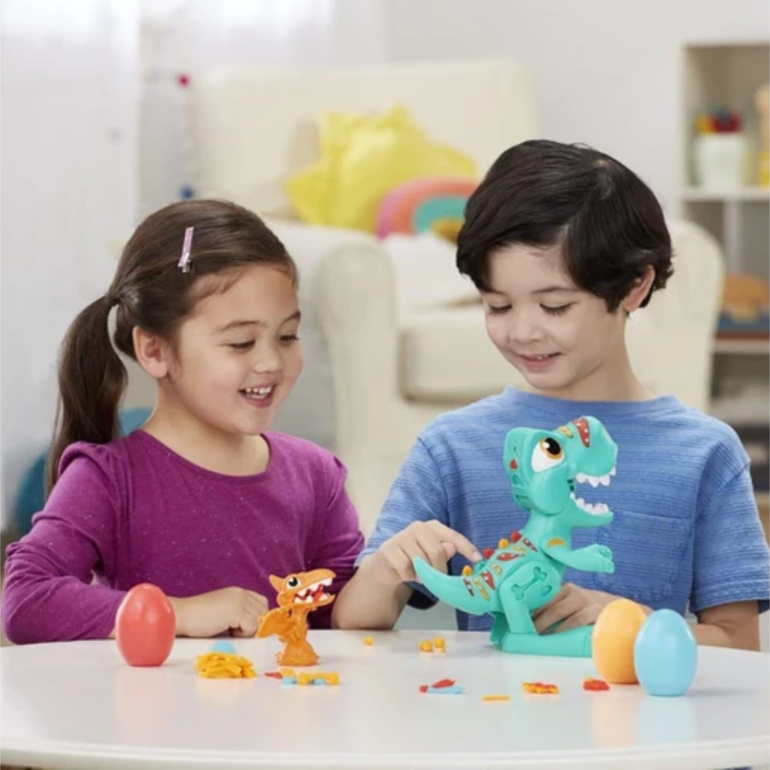 Play-Doh Dino Crew Crunching T-Rex Toy Dinosaur Ages 3+ Toy Dino Playdoh Egg Fun
