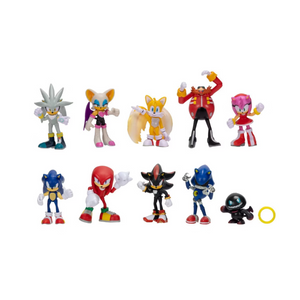Sonic Hedgehog Friends and Rivals 2.5” Action Figures Knuckles 10-Pack
