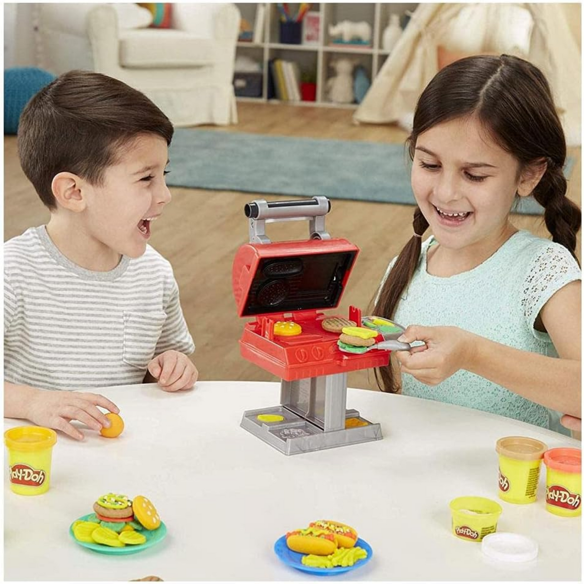 Play-Doh Kitchen Creations Grill Stamp BBQ Playset New Toy Barbecue