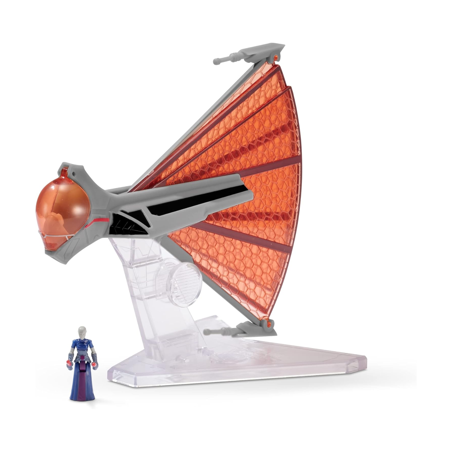 Star Wars Micro Galaxy Squadron Asajj Ventress Ginivex Starfighter Vehicle 8+