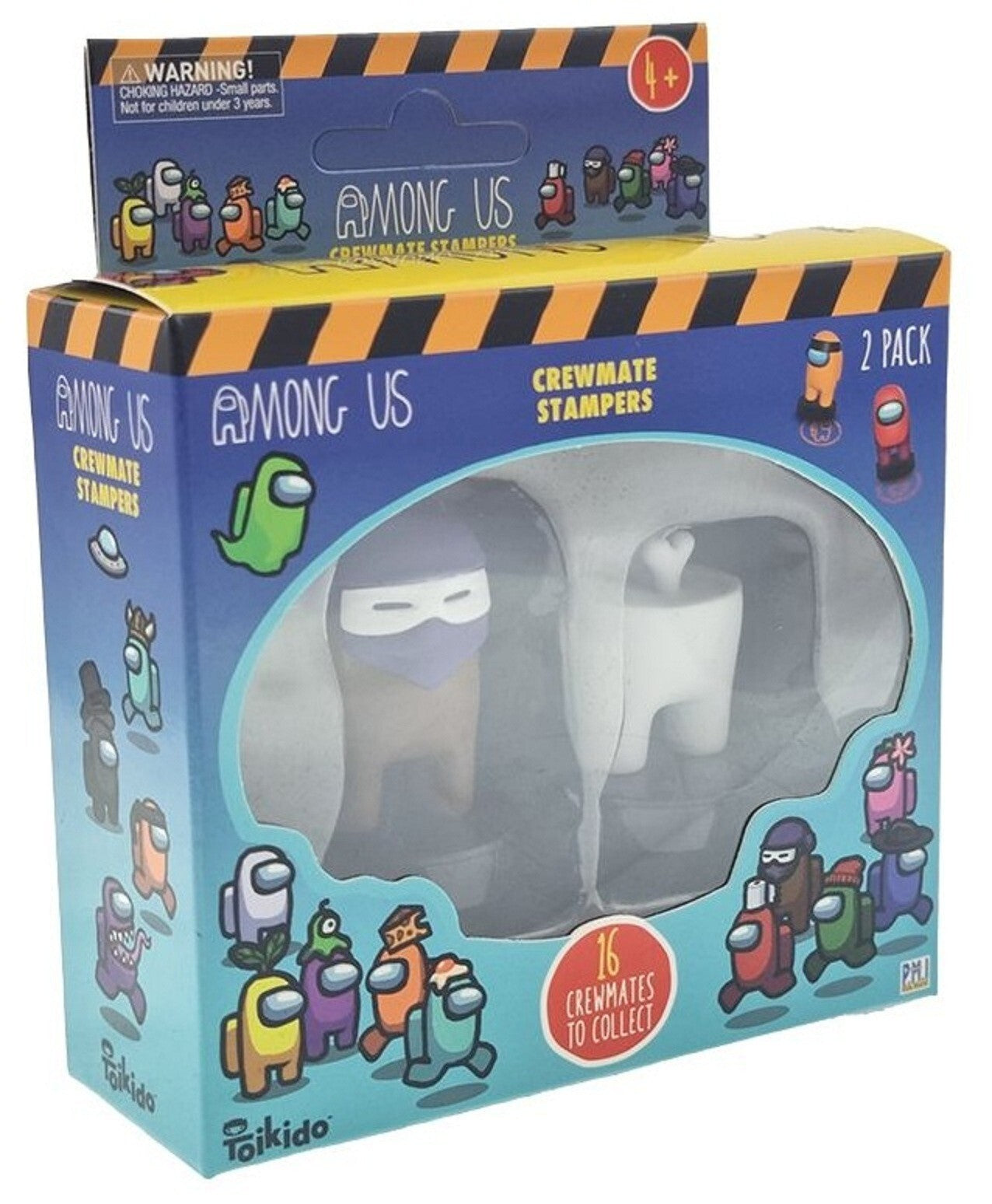 Among Us Randomly assorted  Crewmate Stampers 2 Pack Assortment Figures Action