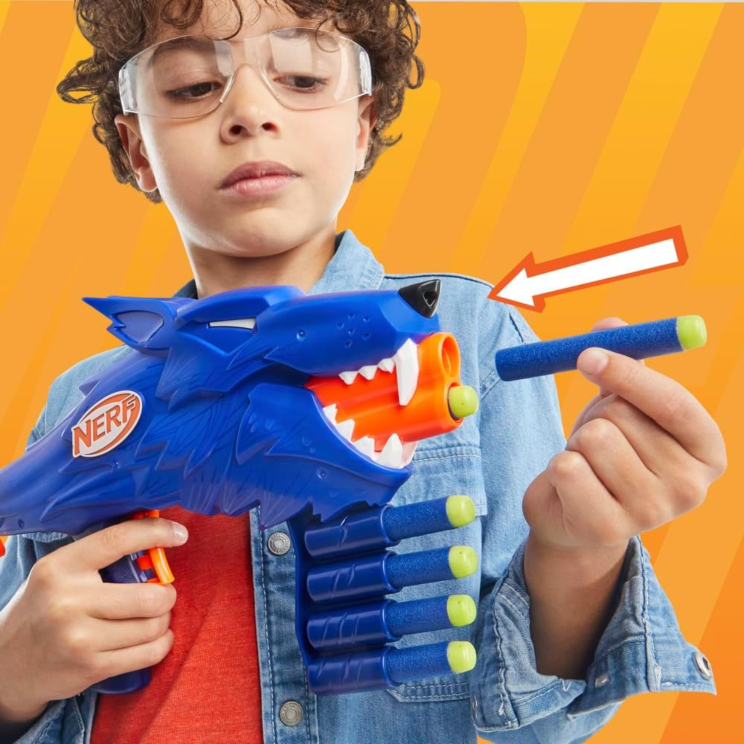 NERF Wild Wolfpack Dual Dart Blaster Set Kids – Easy Load, Lightweight, Ages 6+