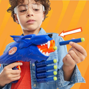 NERF Wild Wolfpack Dual Dart Blaster Set Kids – Easy Load, Lightweight, Ages 6+